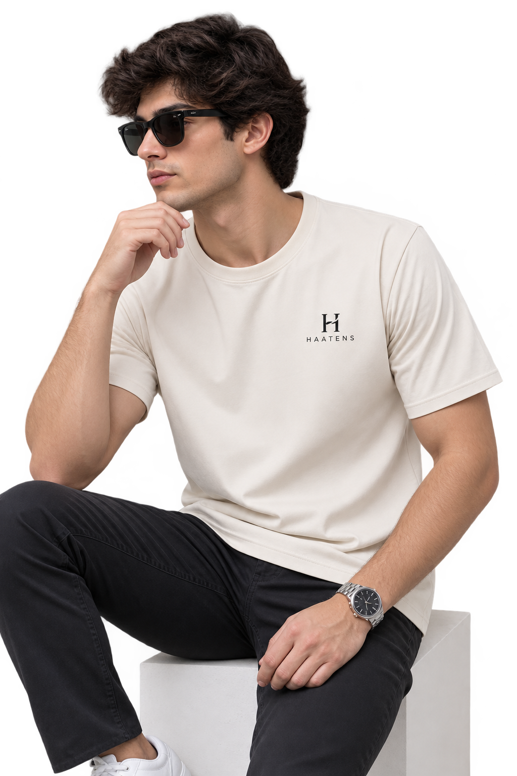 Essential T-shirt - Off White/Ivory