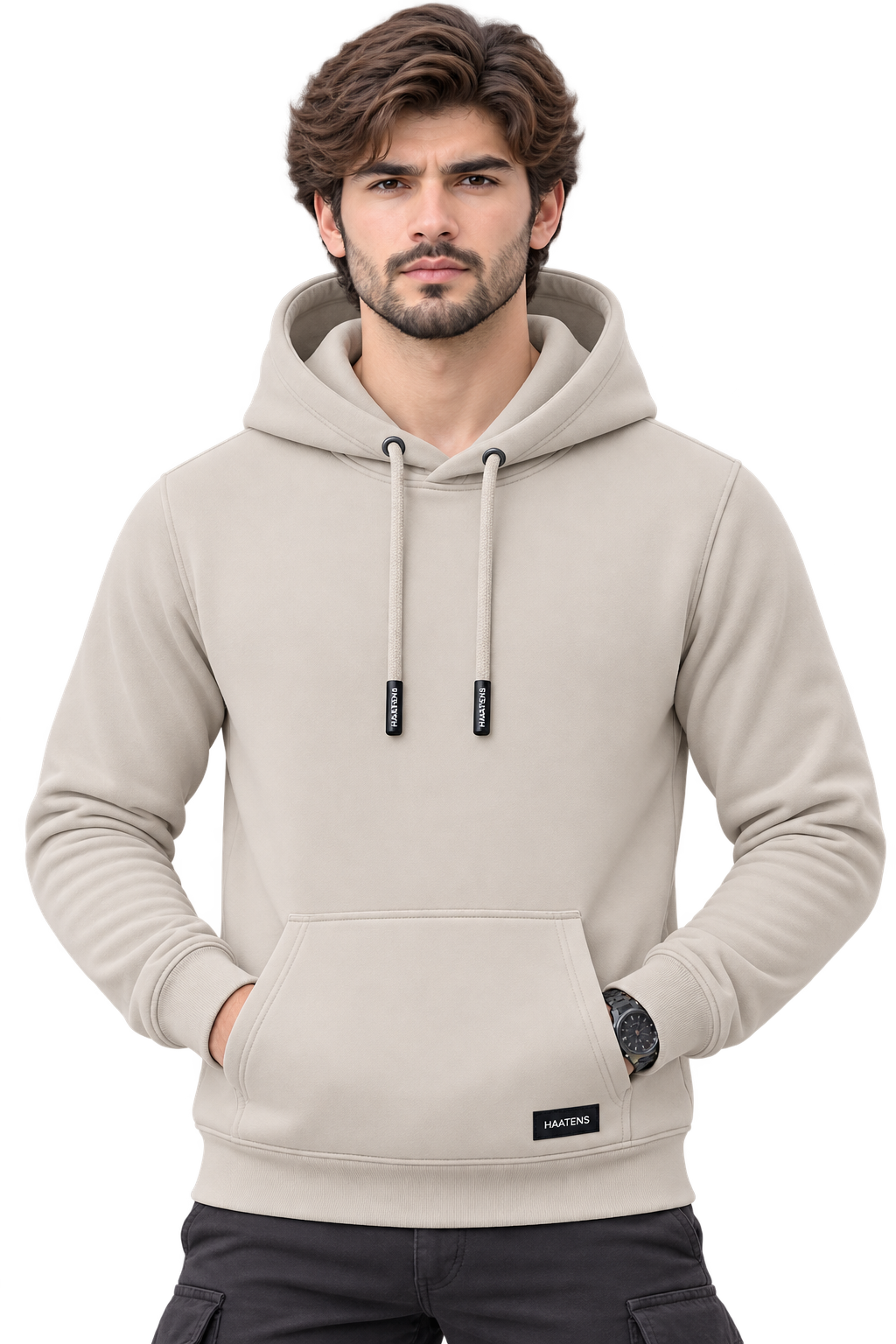 Essential Hoodie - Stone