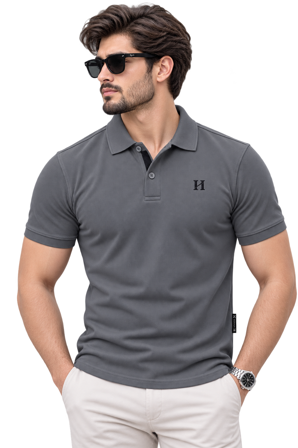 Essential Polo - Steel Grey