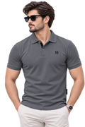 Essential Polo - Steel Grey