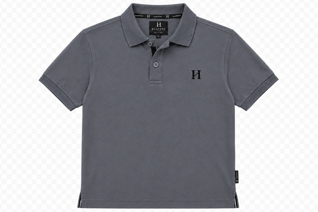 Essential Polo - Steel Grey