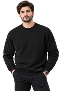 Premium Men’s Sweatshirt -  Black