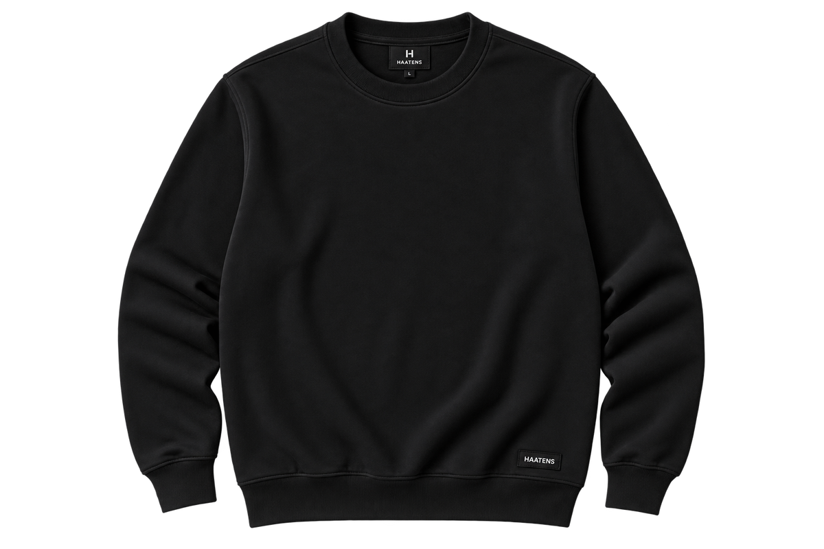Premium Men’s Sweatshirt -  Black