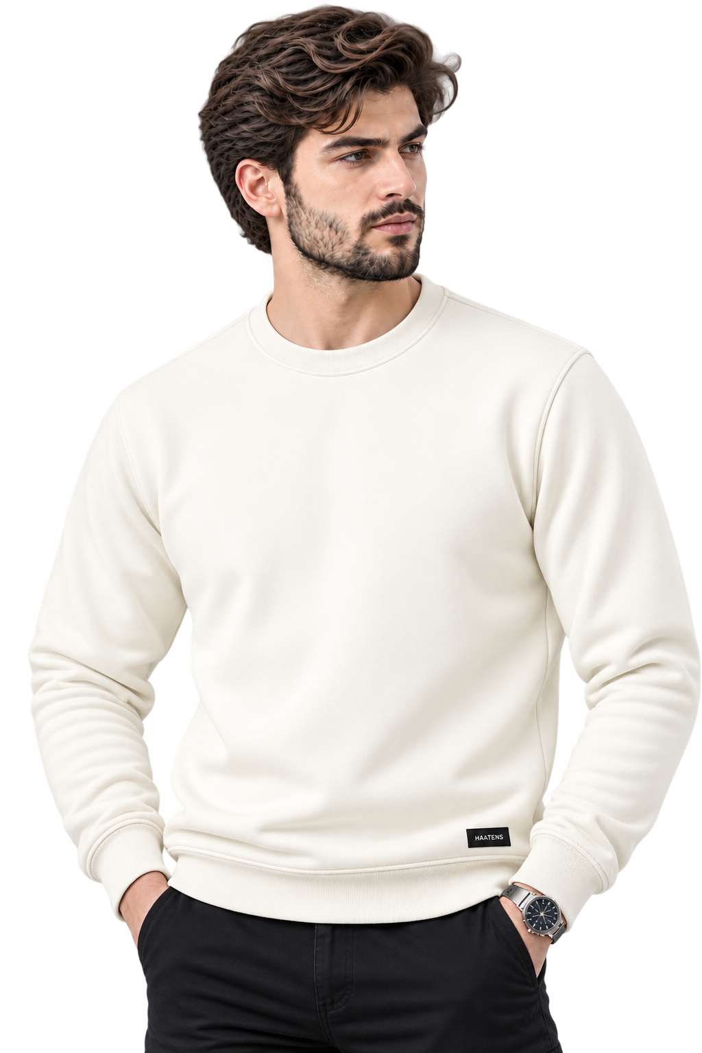 Premium Men’s Sweatshirt - Off White