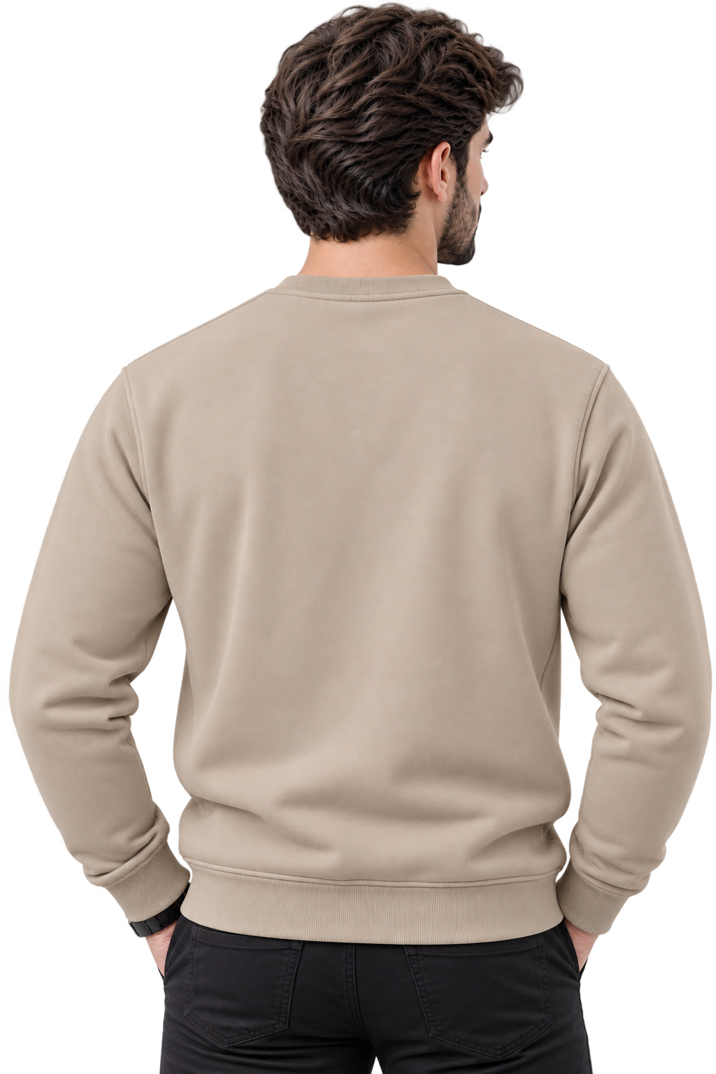 Premium Men’s Sweatshirt - Sand