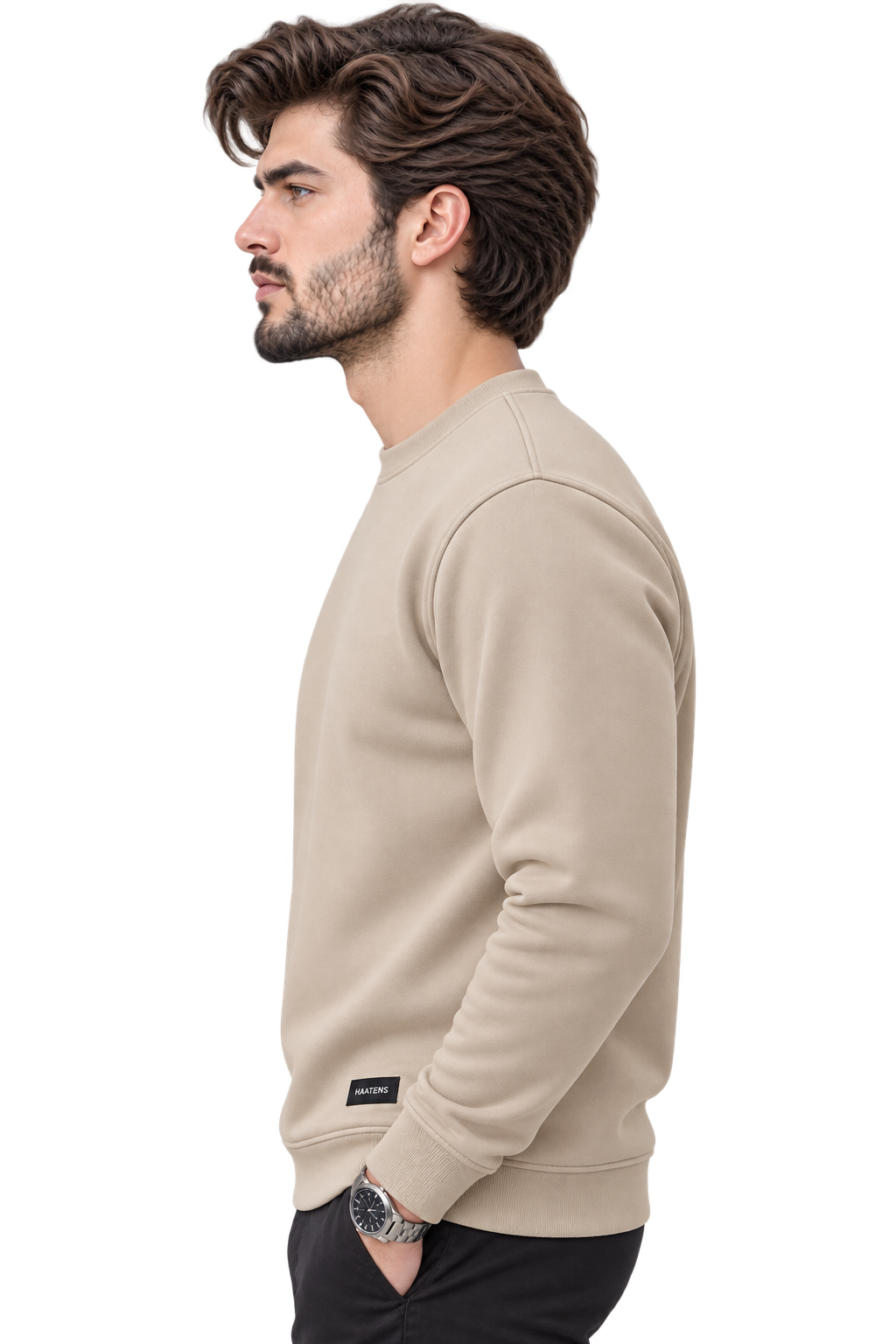 Premium Men’s Sweatshirt - Sand