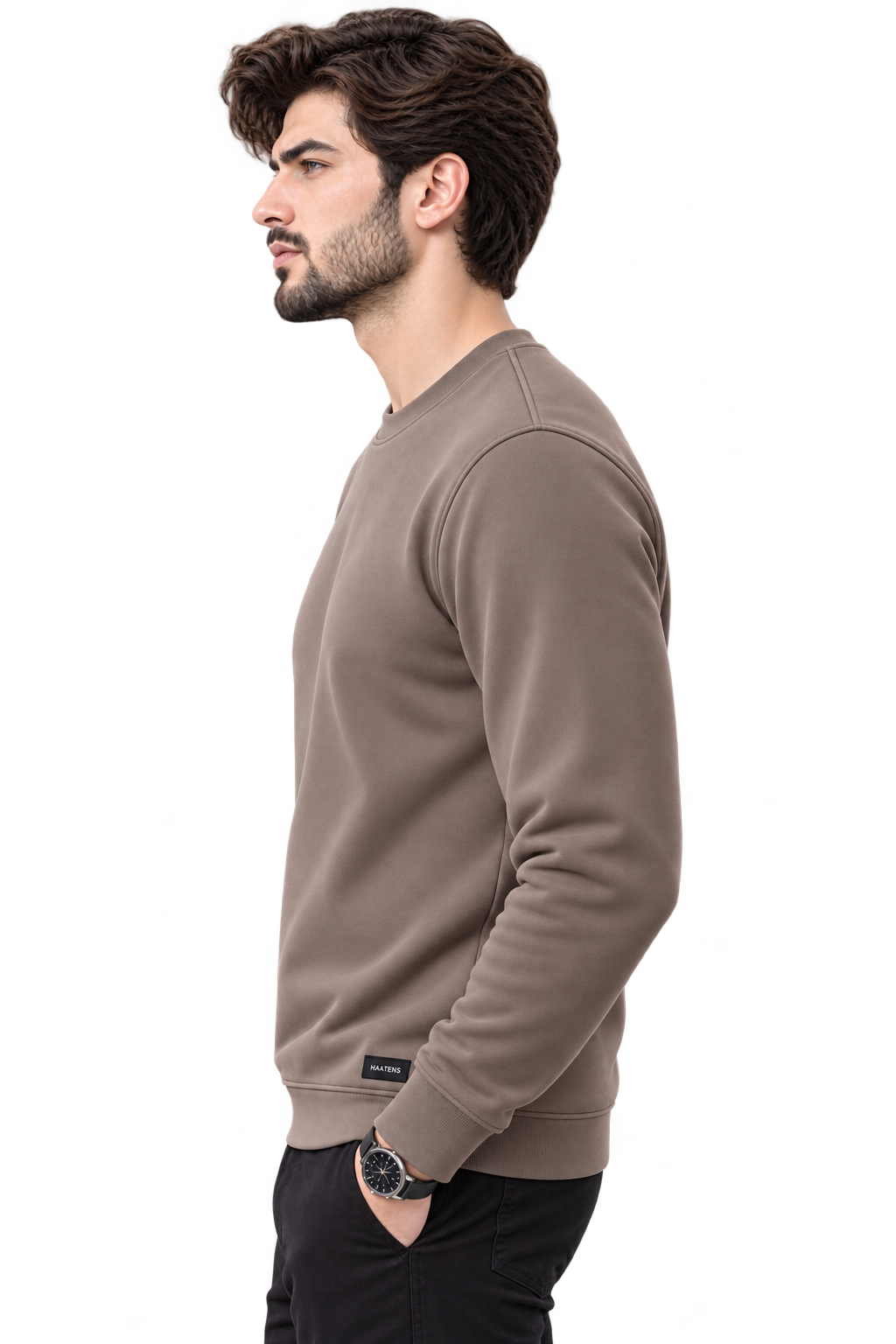 Premium Men’s Sweatshirt - Taupe