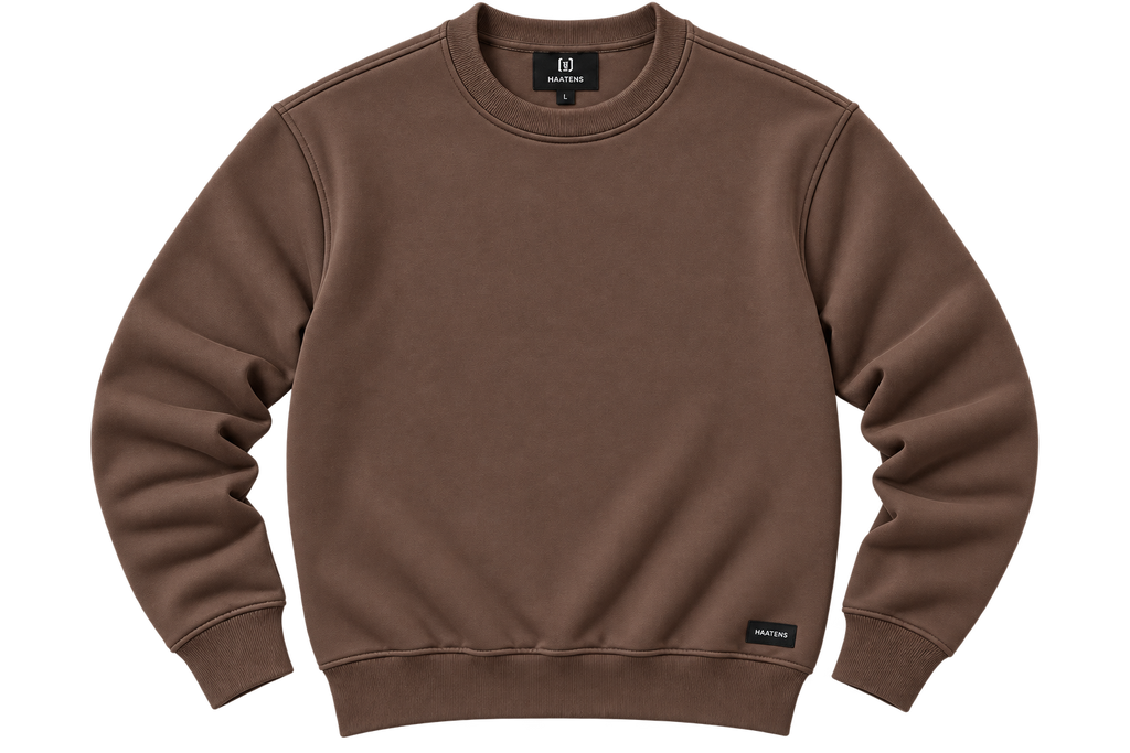 Premium Men’s Sweatshirt - Mocha Brown