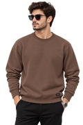 Premium Men’s Sweatshirt - Mocha Brown