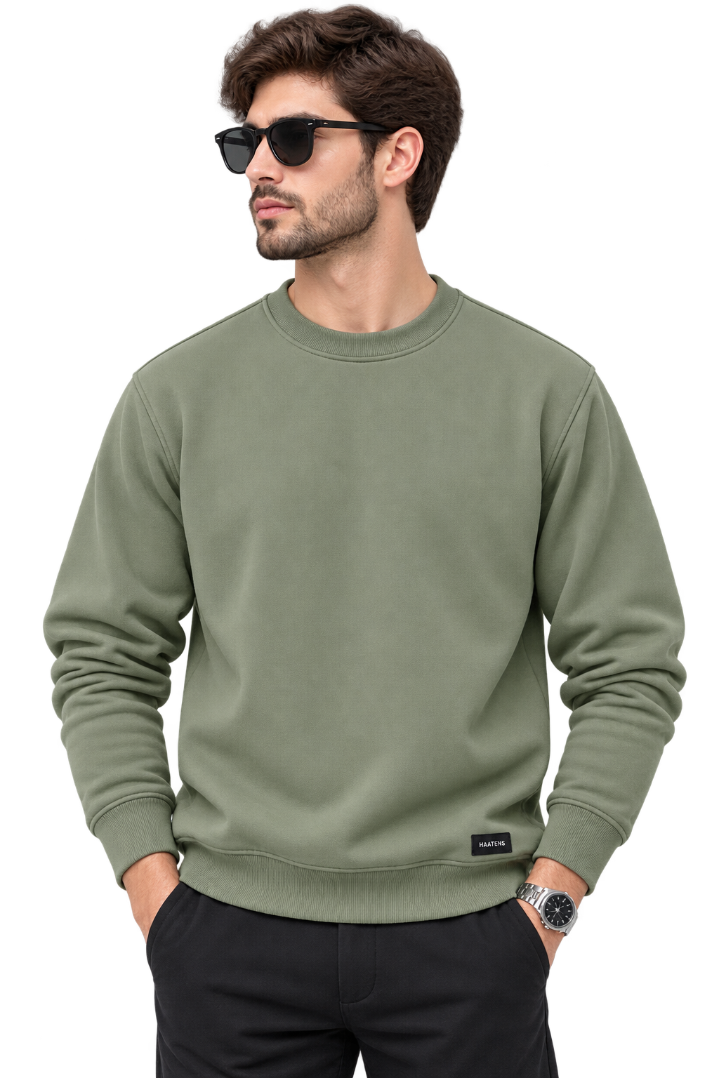 Premium Men’s Sweatshirt - Sage Green
