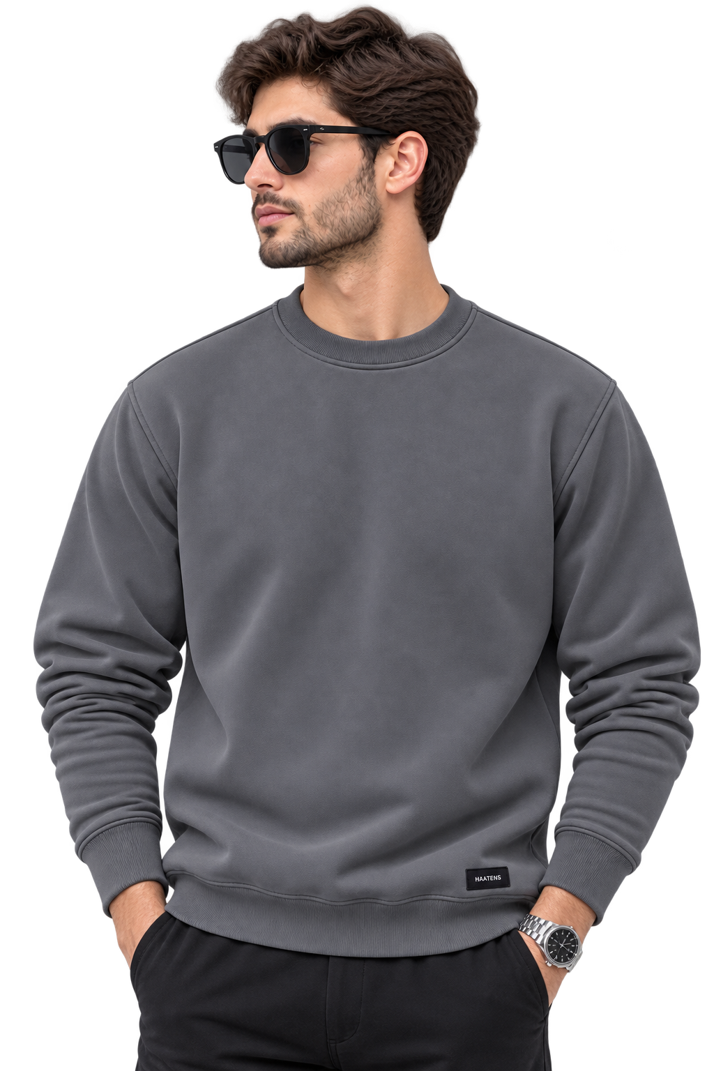 Premium Men’s Sweatshirt - Steel Grey