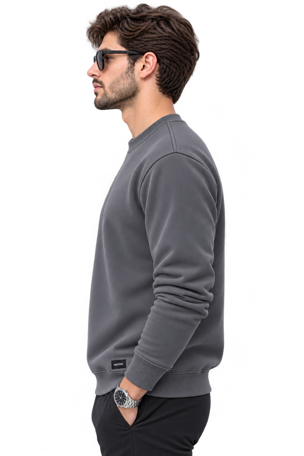 Premium Men’s Sweatshirt - Steel Grey