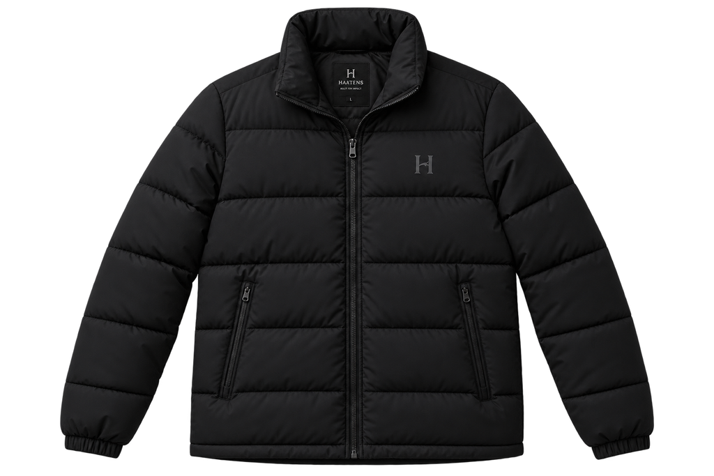 Essential Puffer Jacket - Black