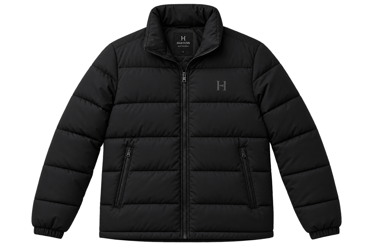 Essential Puffer Jacket - Black