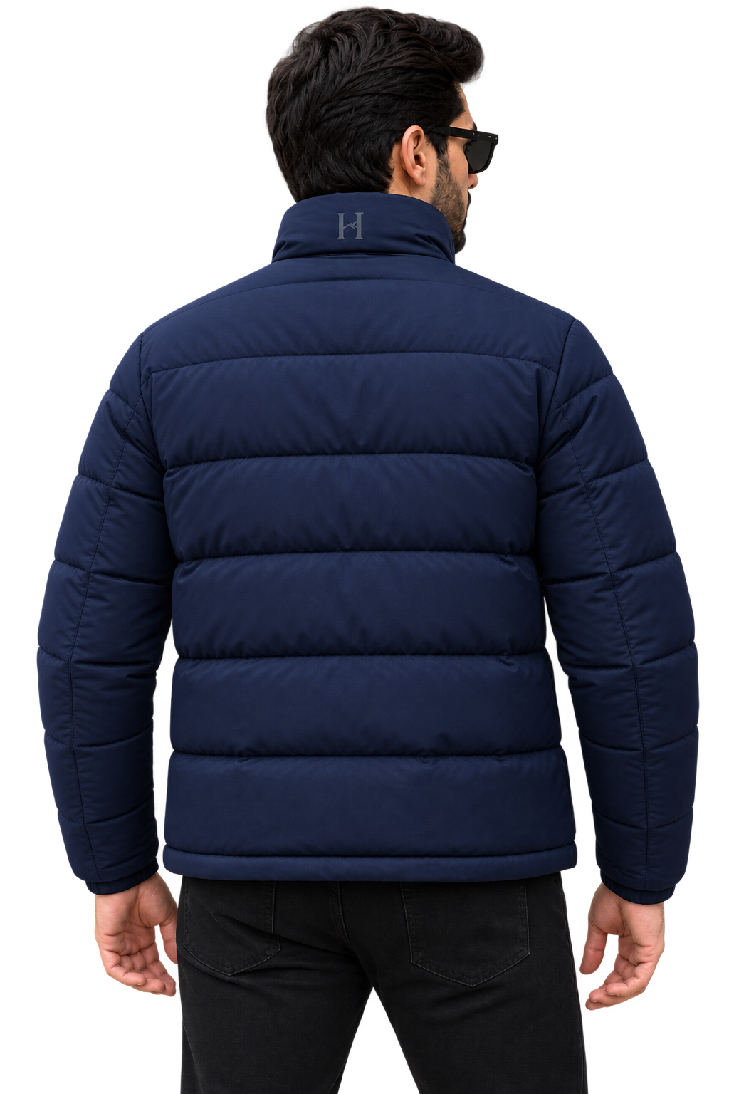 Essential Puffer Jacket - Navy