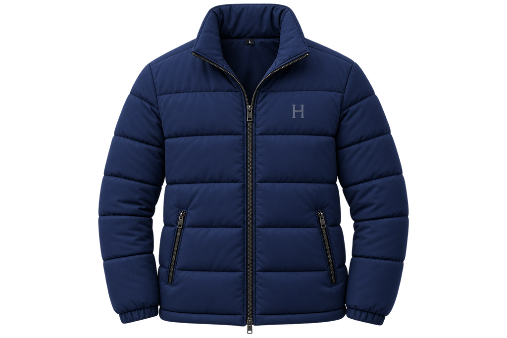 Essential Puffer Jacket - Navy