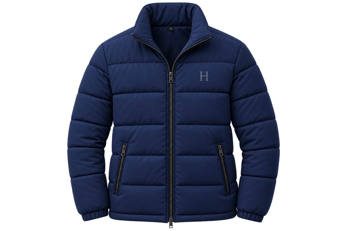 Essential Puffer Jacket - Navy