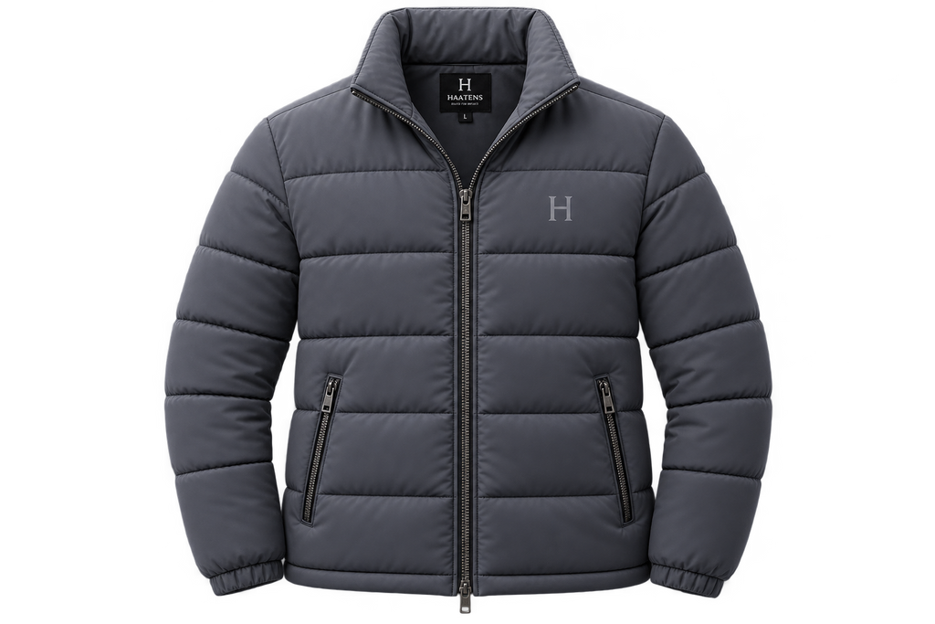 Essential Puffer Jacket - Steel Grey
