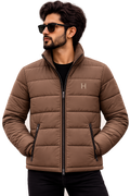 Essential Puffer Jacket - Mocha Brown