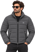 Essential Puffer Jacket - Charcoal Grey