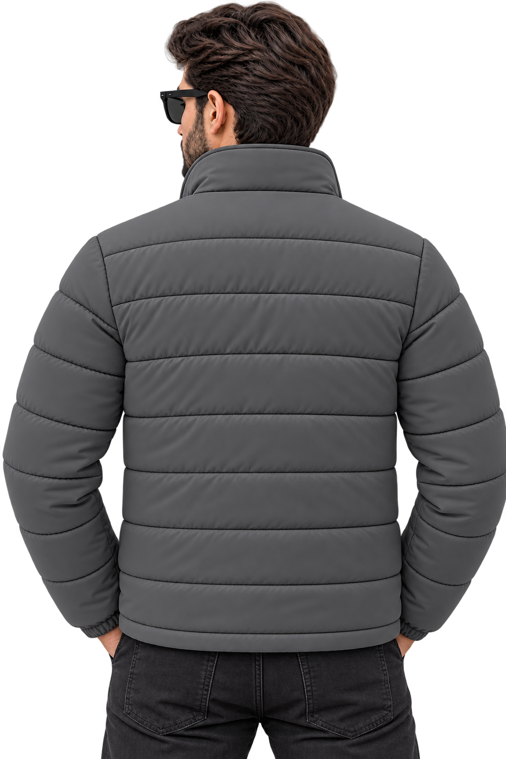 Essential Puffer Jacket - Charcoal Grey