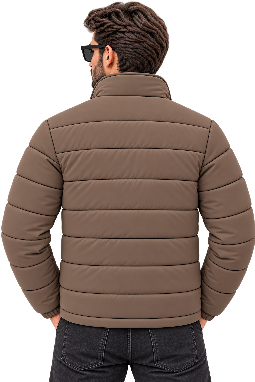Essential Puffer Jacket - Mocha Brown