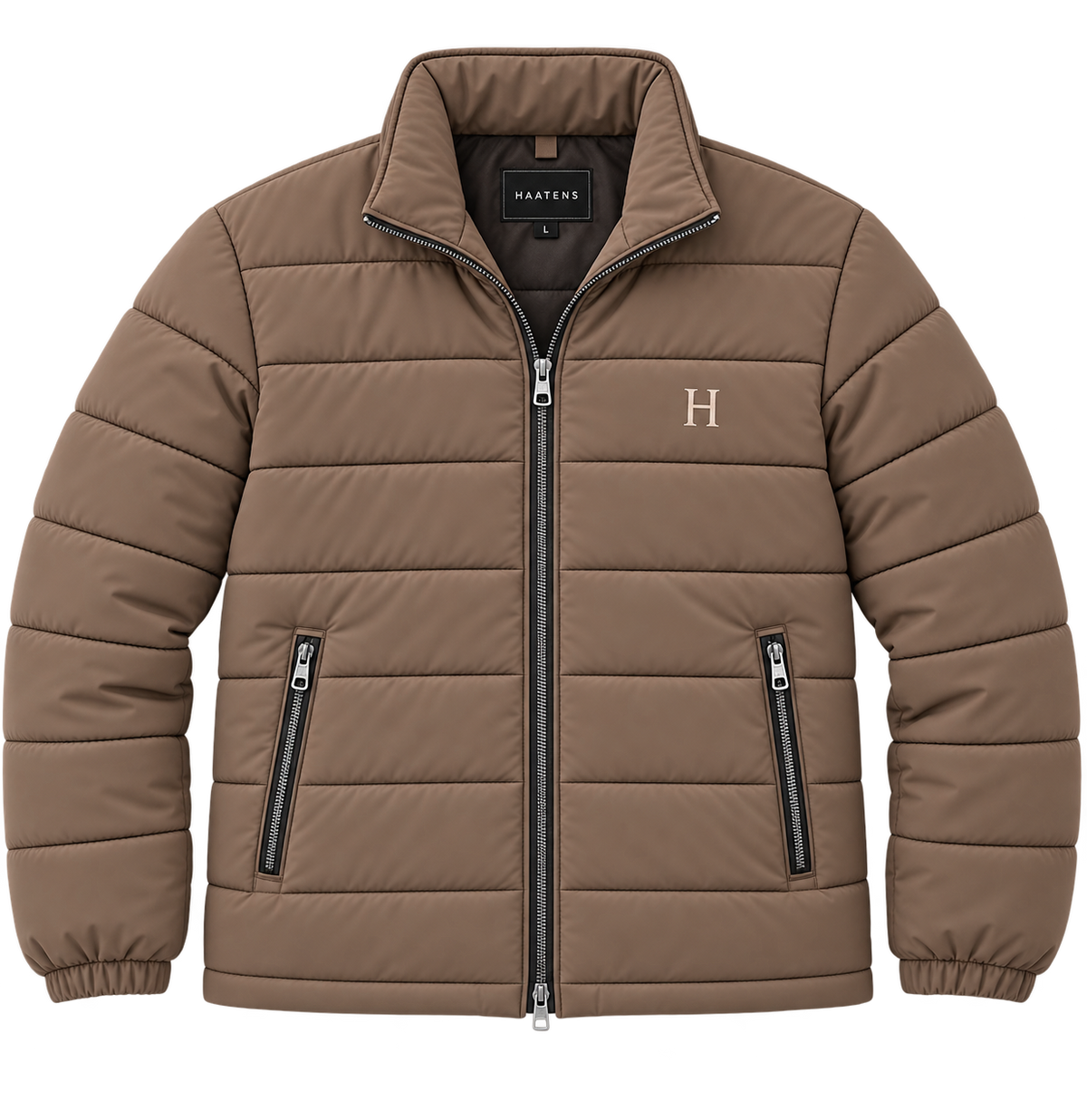 Essential Puffer Jacket - Mocha Brown