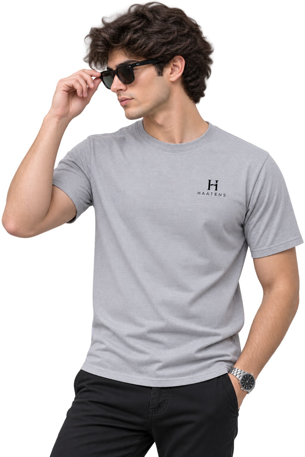 Essential T-shirt - Heather Grey