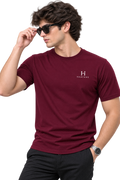 Essential T-shirt - Deep Burgundy / Wine