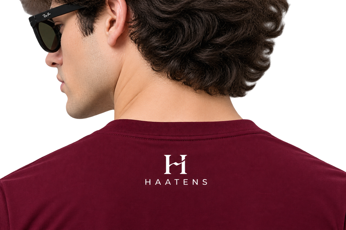 Essential T-shirt - Deep Burgundy / Wine