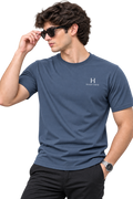 Essential T-shirt - Steel Blue / Slate Blue