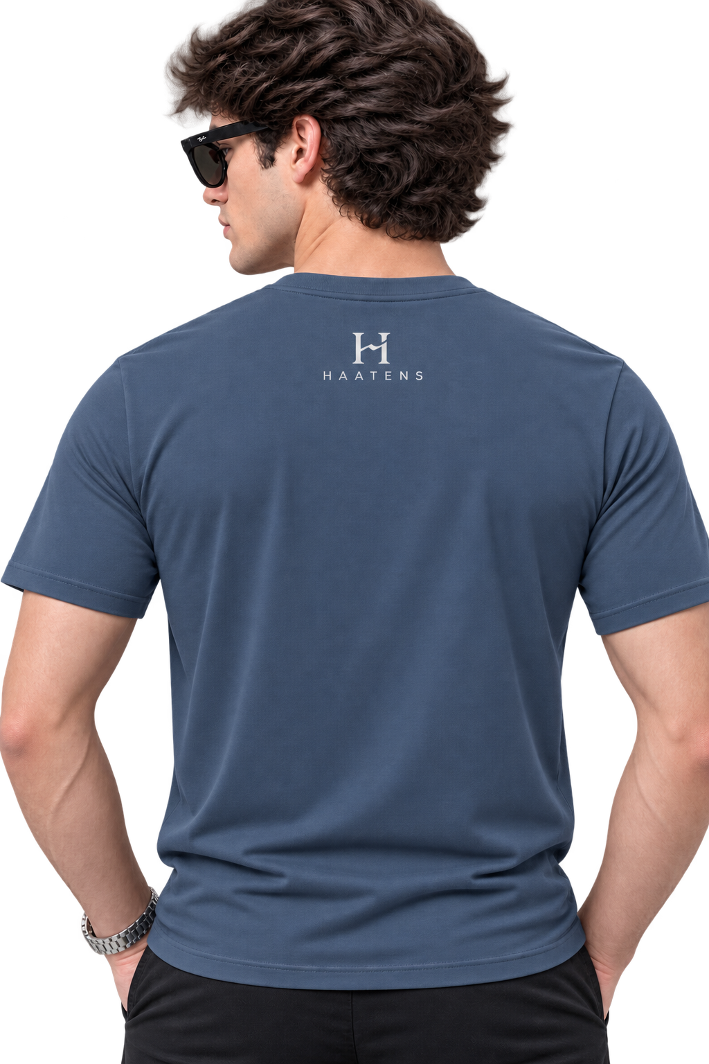 Essential T-shirt - Steel Blue / Slate Blue